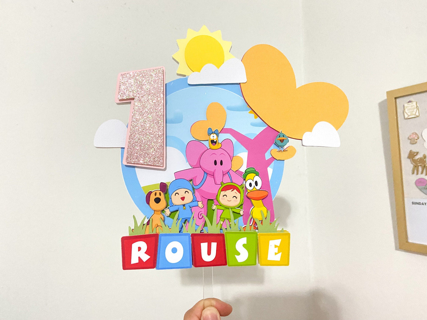 Pocoyo Cake topper | Pocoyo and friends | party favors | kids birthday | party decor | Pocoyo birthday