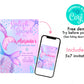 Mermaid birthday invitation | Editable invitation | Under the sea birthday | printable invitation | instant download | Mermaid invite