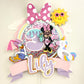 Minnie Mouse pool party | Minnie Mouse birthday | Minnie party | Minnie and daisy birthday | Shaker cake topper
