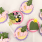 Minnie luau cupcake topper | cupcake topper | customizable cupcake topper | Minnie Mouse cupcake topper
