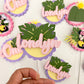Minnie luau cupcake topper | cupcake topper | customizable cupcake topper | Minnie Mouse cupcake topper