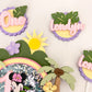 Minnie luau cupcake topper | cupcake topper | customizable cupcake topper | Minnie Mouse cupcake topper