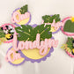 Minnie luau cupcake topper | cupcake topper | customizable cupcake topper | Minnie Mouse cupcake topper