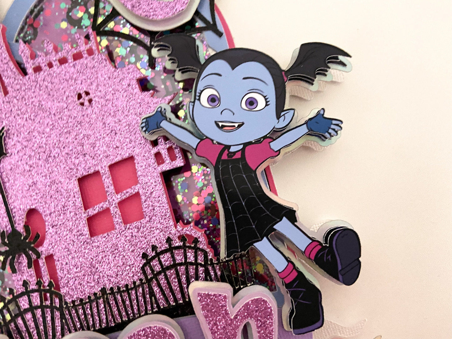 Vampirina cake topper | birthday decor | personalized topper | Vampirina party | Halloween birthday | vamps decor
