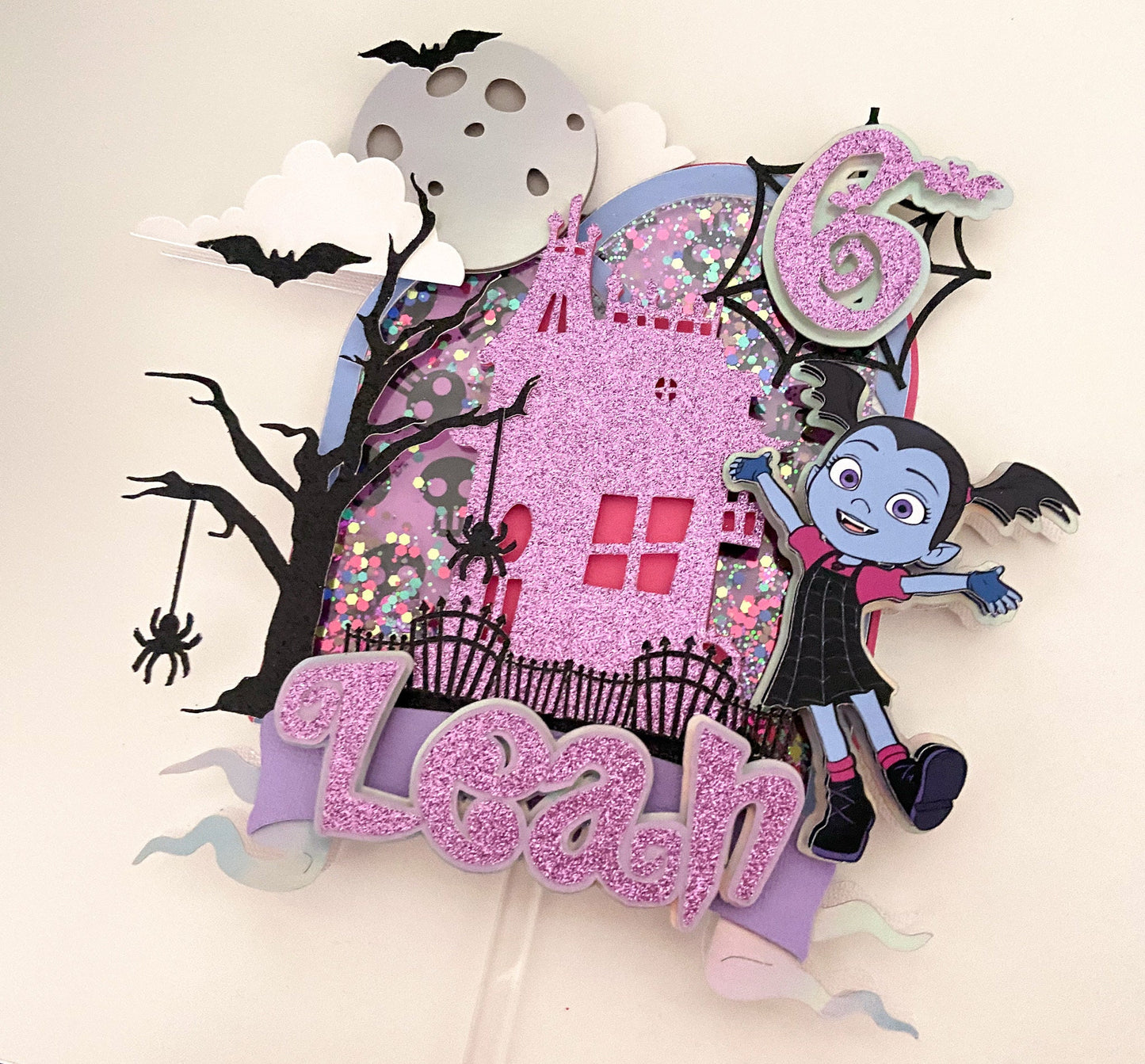Vampirina cake topper | birthday decor | personalized topper | Vampirina party | Halloween birthday | vamps decor