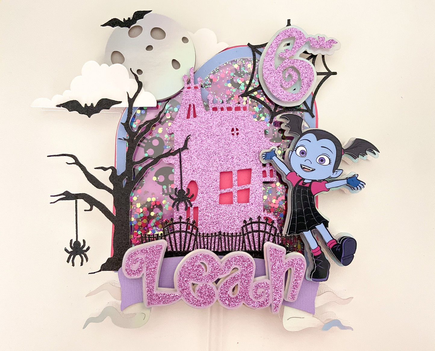Vampirina cake topper | birthday decor | personalized topper | Vampirina party | Halloween birthday | vamps decor
