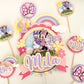 Minnie And Daisy cupcake toppers | Minnie Mouse birthday | Daisy party | Minnie and daisy cupcakes | cupcake decor | birthday decor