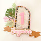 Wild one cake topper | safari birthday | cheetah birthday | two wild | 1st birthday decor | safari party | wild birthday