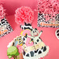 Custom birthday hats | personalized hats | Party ideas | vaca Lola birthday hat | birthday decoration | farm birthday hats |