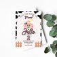 Vaca Lola invitation, kids' birthday invitation template, Digital download, farm birthday, cow party invitation, digital invite