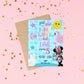 Minnie Mouse Pool party invitation, kids' birthday invitation template, Digital download, pool birthday, party invitation, digital invite
