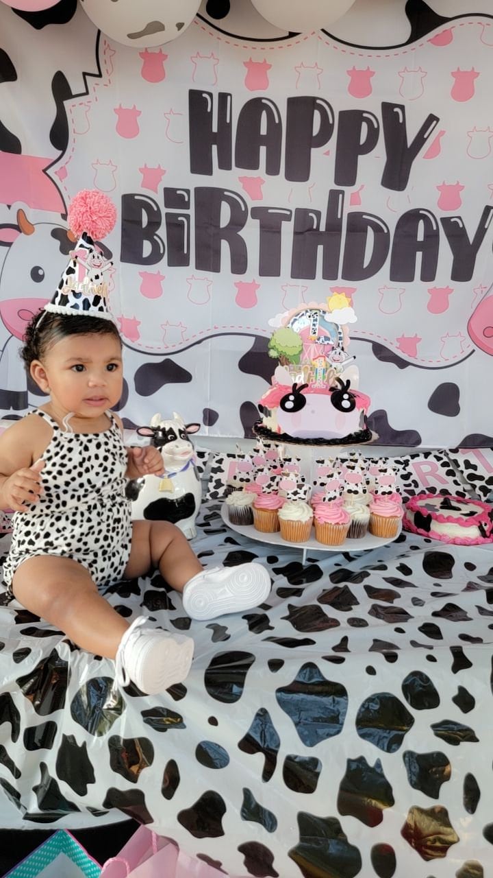 Custom birthday hats | personalized hats | Party ideas | vaca Lola birthday hat | birthday decoration | farm birthday hats |