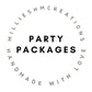 Party packages, party supplies, custom orders, kids party decor, cake topper, party favors, birthday favors