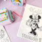 Pool 12 Coloring activity favors | kids party favors | personalized party favors | Minnie pool party | Minnie Mouse customizable favors