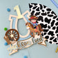 Cowboy cake topper | cowboy party | vaquero party | farm birthday | western birthday | cow party cake topper