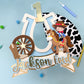 Cowboy cake topper | cowboy party | vaquero party | farm birthday | western birthday | cow party cake topper