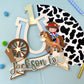 Cowboy cake topper | cowboy party | vaquero party | farm birthday | western birthday | cow party cake topper