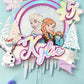frozen first cake topper | ice queen party | Frozen party | shaker cake topper | party decor | personalized cake topper | Elsa and Anna