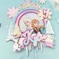 frozen first cake topper | ice queen party | Frozen party | shaker cake topper | party decor | personalized cake topper | Elsa and Anna