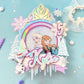 frozen first cake topper | ice queen party | Frozen party | shaker cake topper | party decor | personalized cake topper | Elsa and Anna