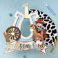 Cowboy cake topper | cowboy party | vaquero party | farm birthday | western birthday | cow party cake topper