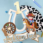 Cowboy cake topper | cowboy party | vaquero party | farm birthday | western birthday | cow party cake topper