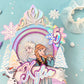 frozen first cake topper | ice queen party | Frozen party | shaker cake topper | party decor | personalized cake topper | Elsa and Anna