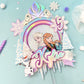 frozen first cake topper | ice queen party | Frozen party | shaker cake topper | party decor | personalized cake topper | Elsa and Anna